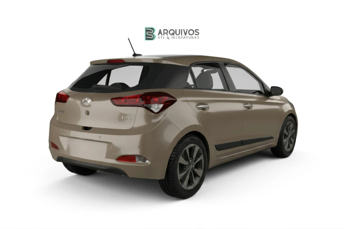 Modelo 3D STL - Hyundai Elite i20 2017 — foto 5